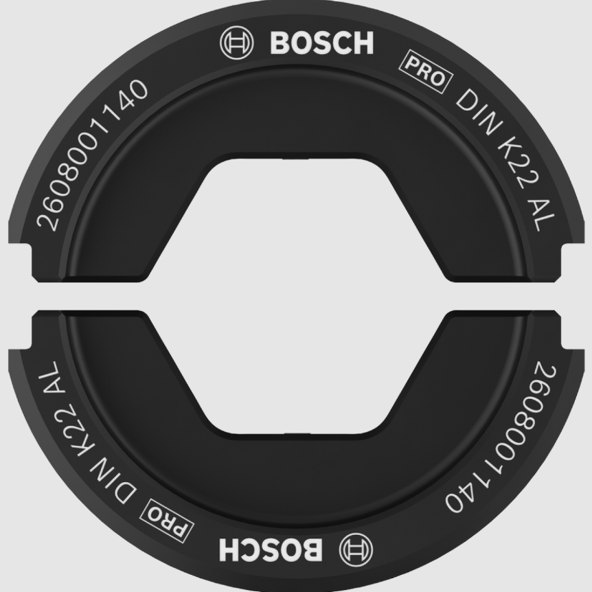 Матрица за кримпване BOSCH PRO, DIN K22 AL, 95 mm²/120 mm² / 2608001140